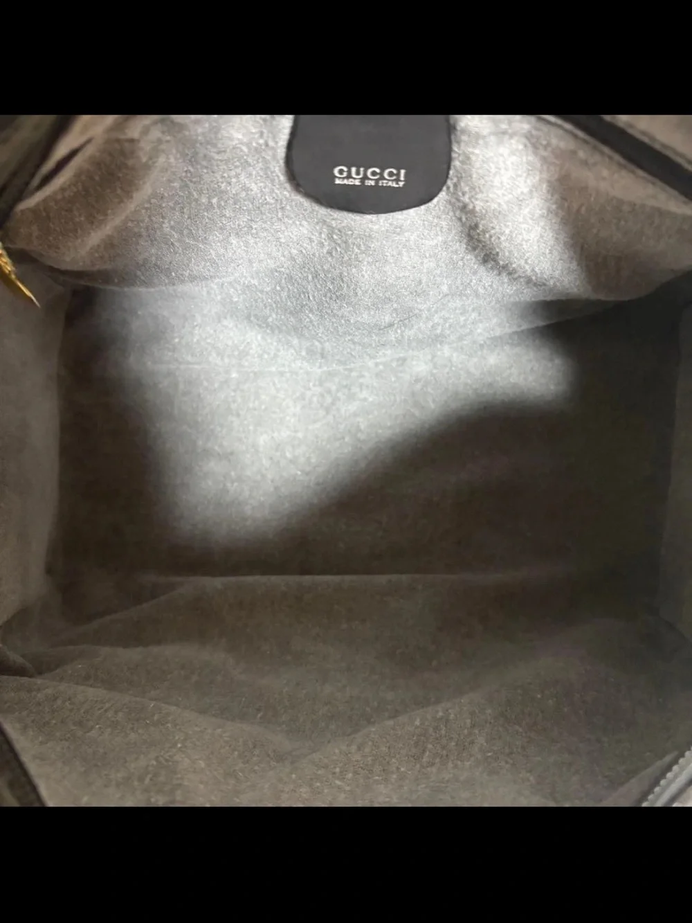 Gucci Black GG Canvas Top-Handle Shoulder Bag